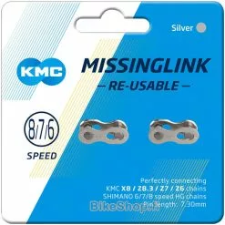 KMC Missing Link 7,3 Mm 6,7,8-v, Tuplapakkaus